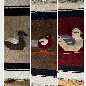 wool Wall hanger bird motif